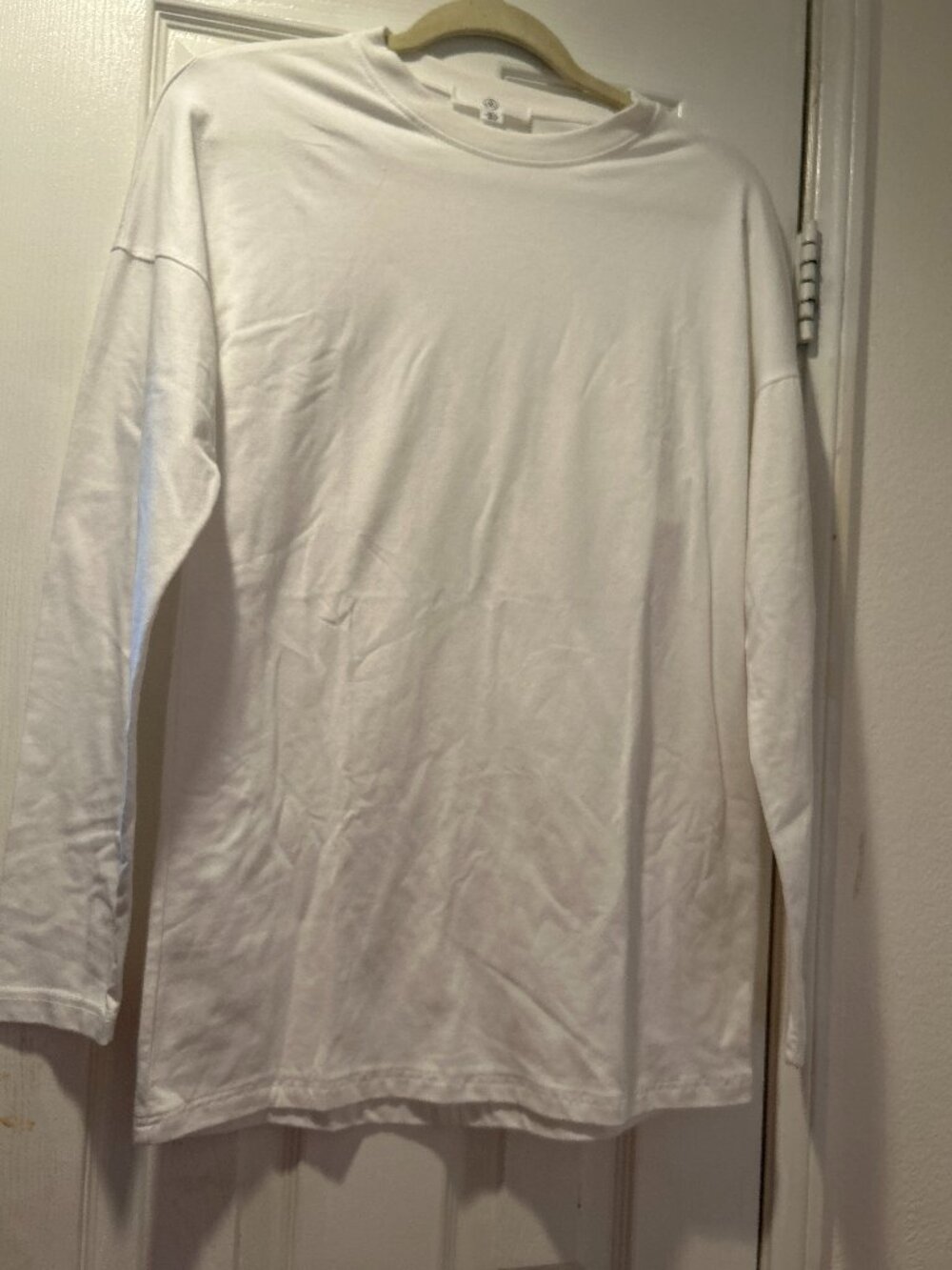 Missguided Women's White/cream long sleeve oversized top size US 0